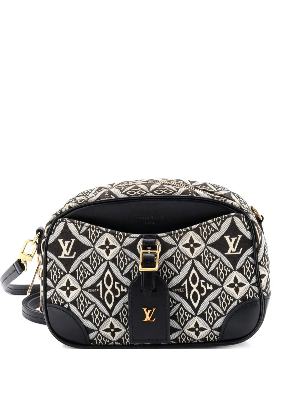 Louis Vuitton Pre-Owned Deauville Handbag Limited Edition Since 1854 Monogram Jacquard Mini crossbody bag - Nero