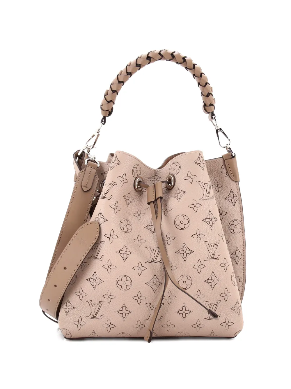 Louis Vuitton Pre-Owned Muria Mahina Leather bucket bag - Toni neutri