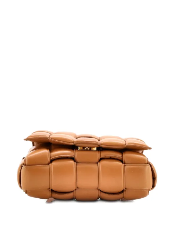$1,195 NIB Bottega Brown Veneta Weave Cassette Leather Sandals Size 43(10) BOTTEGA VENETA Riva intrecciato leather slides | NET-A-PORTER main image 4