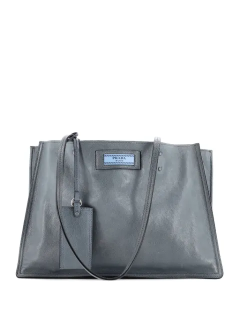 Prada Pre-Owned Etiquette Glace Calf Medium tote bag