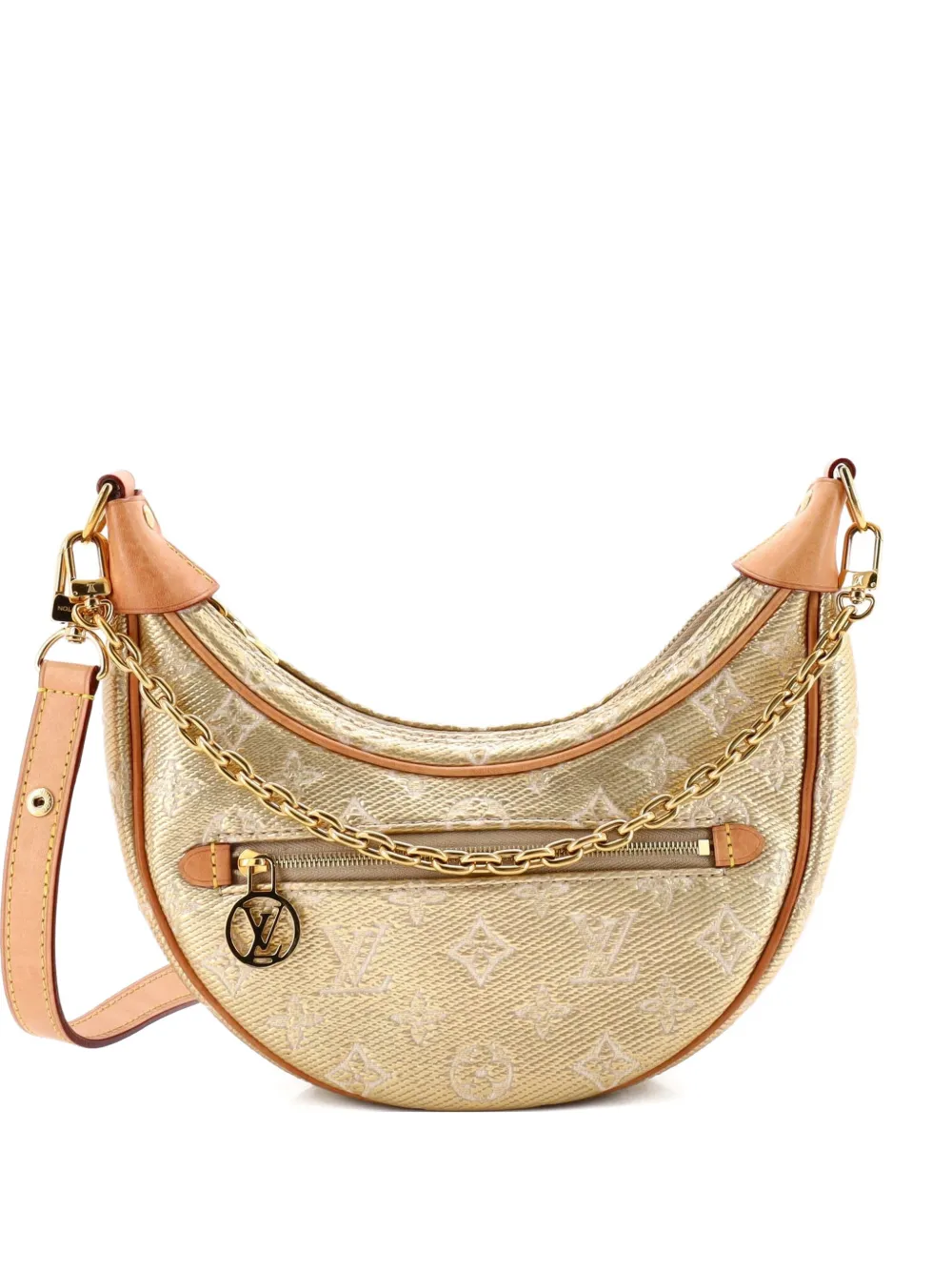 Louis Vuitton Pre-Owned Borsa passepartout con monogramma jacquard - Oro