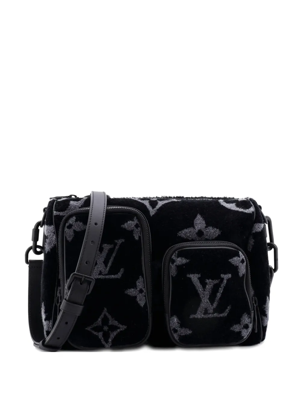 Louis Vuitton Pre-Owned Speedy Multipocket Bag Monogram Eclipse Tuffetage 25 shoulder bag - Schwarz