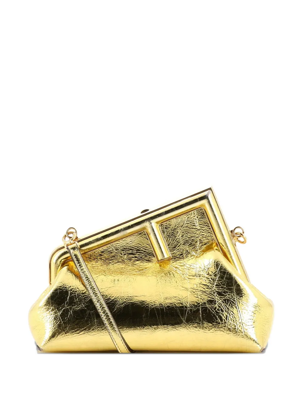Fendi Pre-Owned First Bag Leather Small clutch bag - Oro