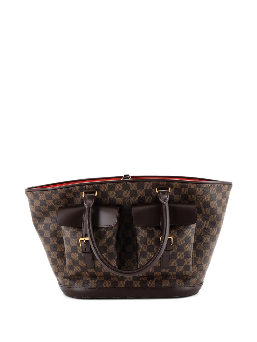 Louis Vuitton Pre-Owned Manosque Handbag Damier GM tote bag - Marrone