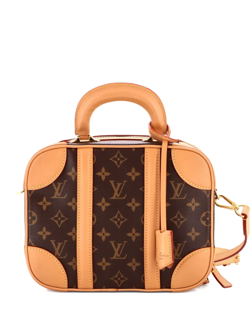 Louis Vuitton Pre-Owned Valisette Handbag Monogram Canvas PM satchel - Marrone