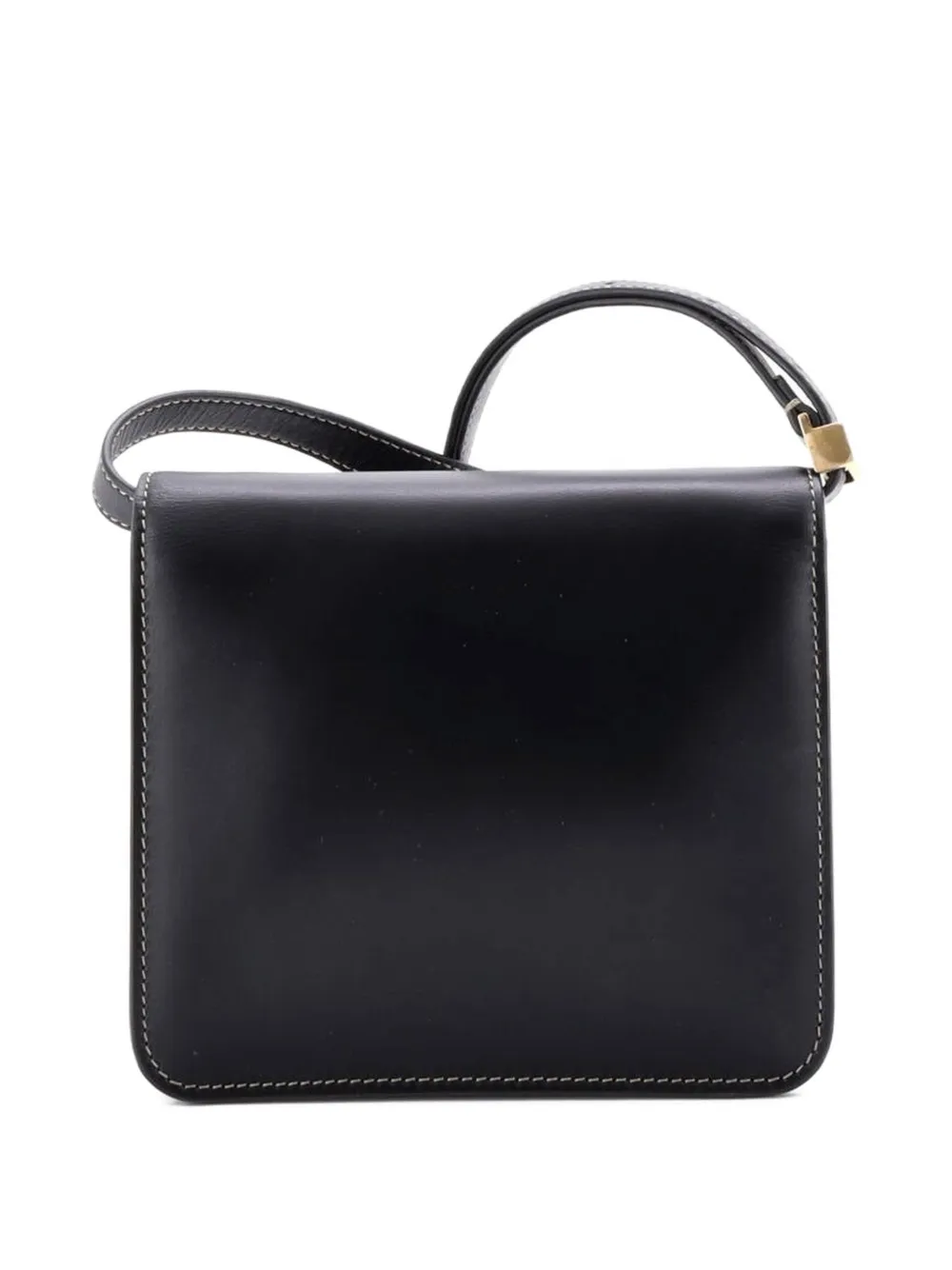  Fendi Pre-owned Fab Leather Shoulder Bag - Black 