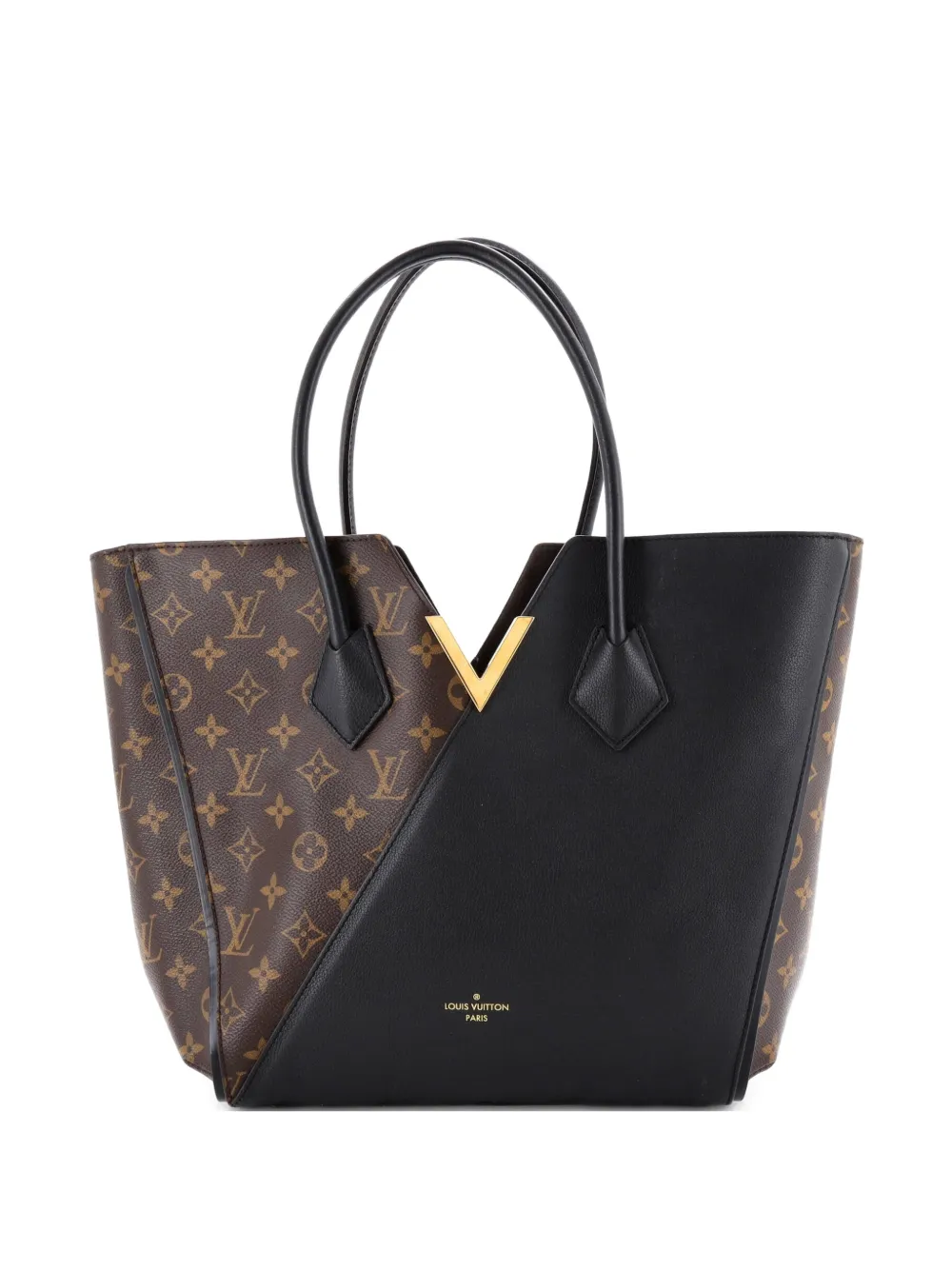 Louis Vuitton Pre-Owned Kimono Handbag Monogram Canvas and Leather MM tote bag - Nero