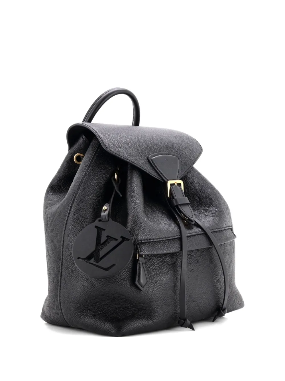 Louis Vuitton Pre-Owned Montsouris NM Monogram Empreinte Leather PM backpack - Nero