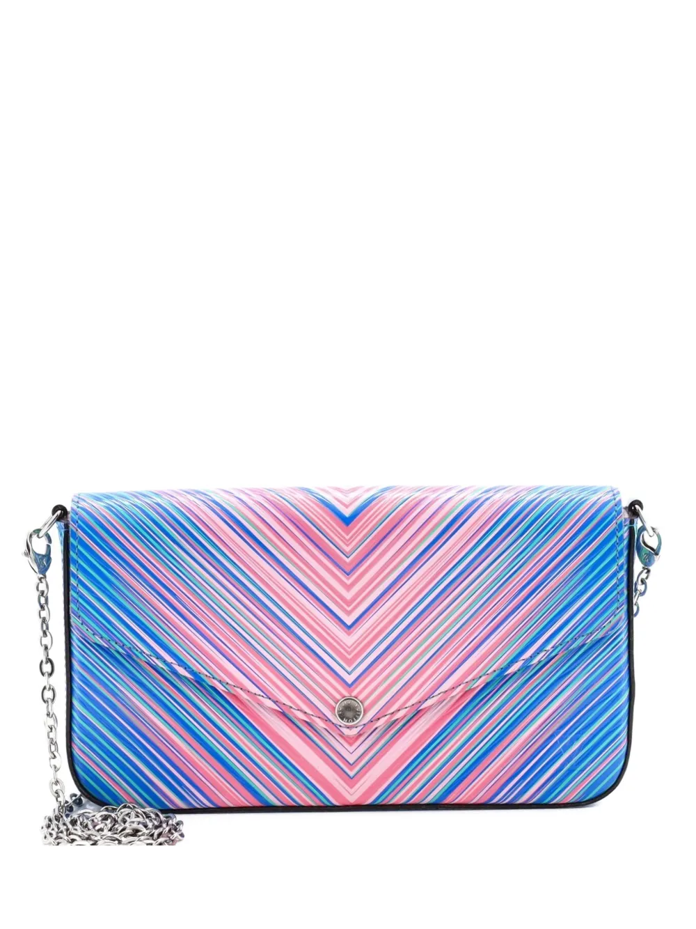 Louis Vuitton Pre-Owned Felicie Pochette Limited Edition Tropical Epi Leather crossbody bag - Blu