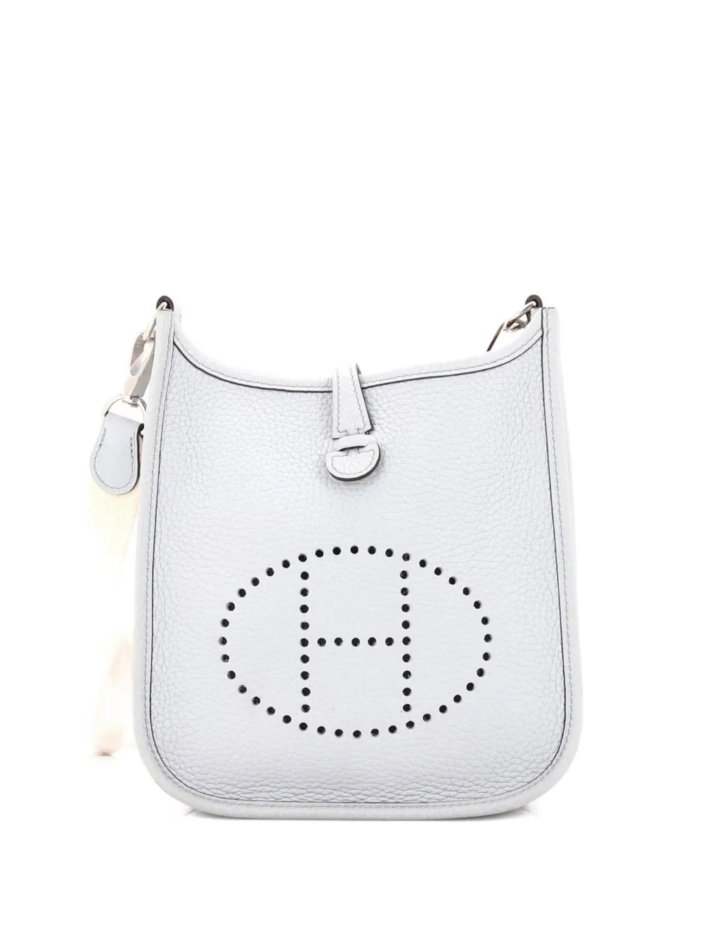 Hermès Pre-Owned Evelyne Bag Gen III Clemence TPM crossbody bag - Blu