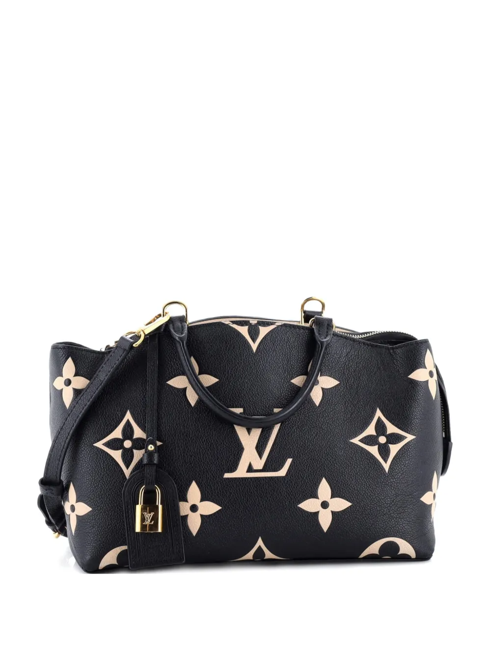 Louis Vuitton Pre-Owned Petit Palais Handbag Bicolor Monogram Empreinte Giant satchel - Nero
