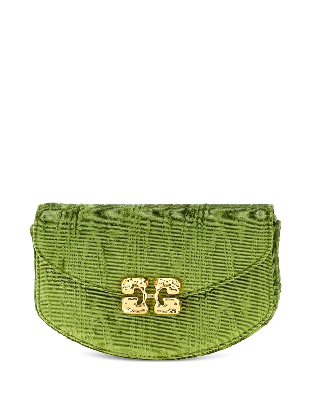 GANNI logo mini bag - Verde