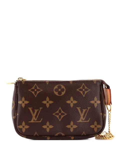Louis Vuitton Pre-Owned bolsa de mano Pochette Accessoires mini de lona con monograma