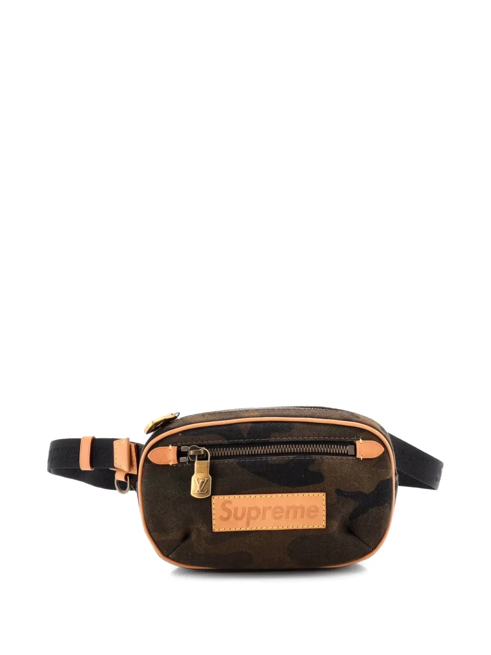 Louis Vuitton Pre-Owned Bum Bag Limited Edition Supreme Camouflage Canvas belt bag - Verde