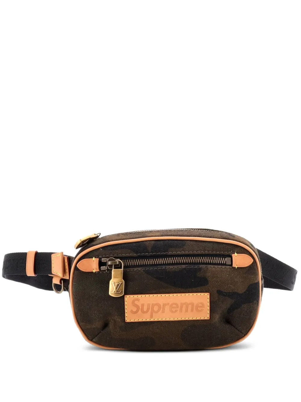 Louis Vuitton Pre-Owned Bum Bag Limited Edition Supreme Camouflage Canvas belt bag - Verde