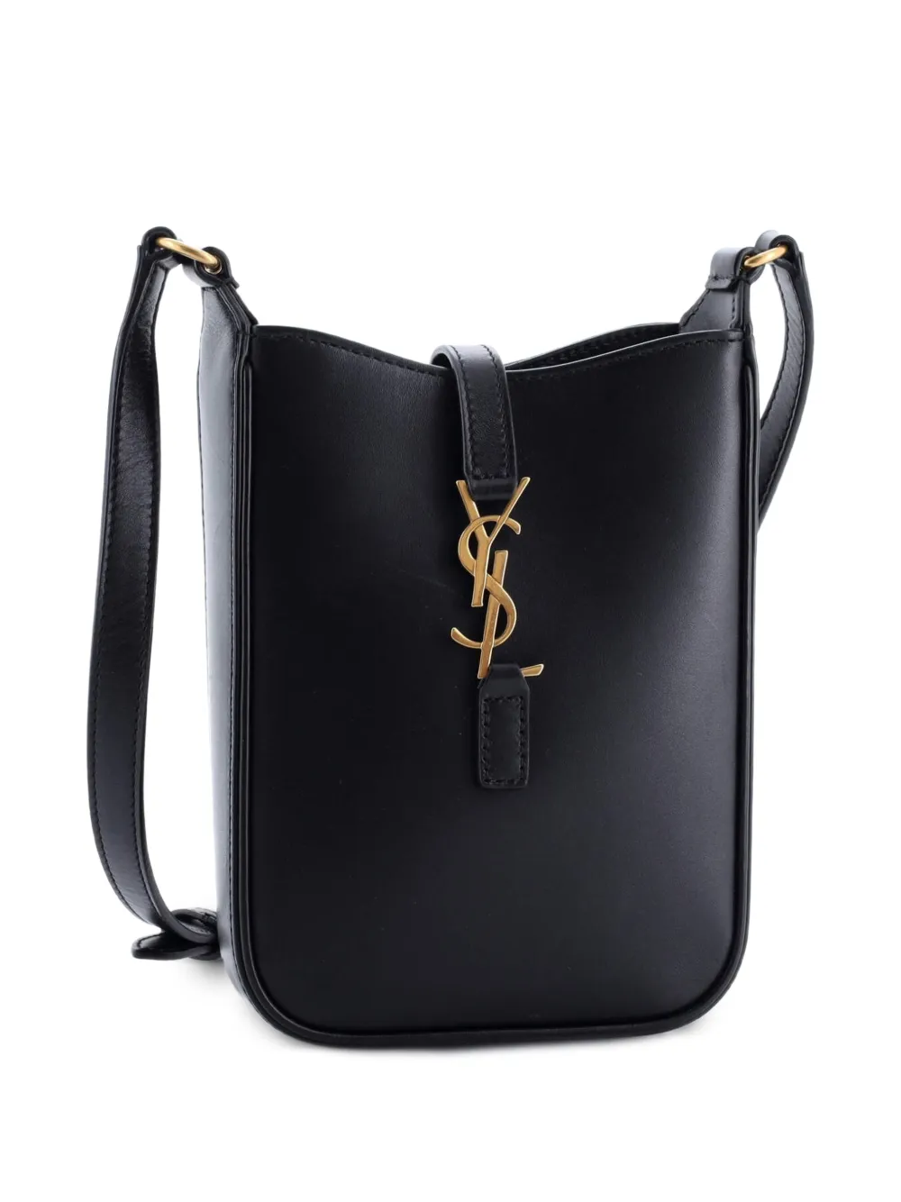 Le 5 A 7 Vertical Shoulder Bag Leather Mini Crossbody Bag