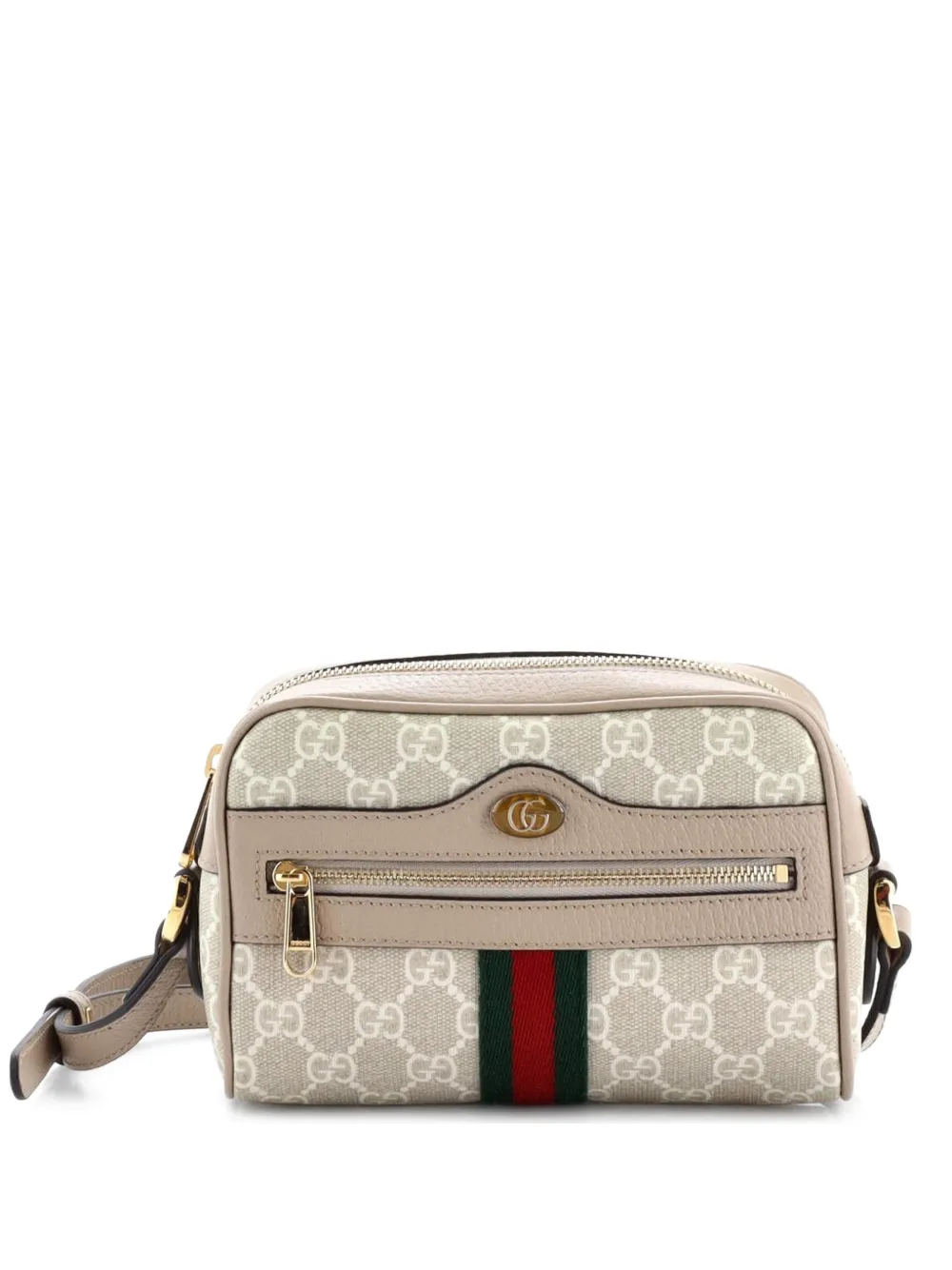 Gucci Pre-Owned Ophidia Shoulder Bag GG Coated Canvas Mini crossbody bag - Toni neutri