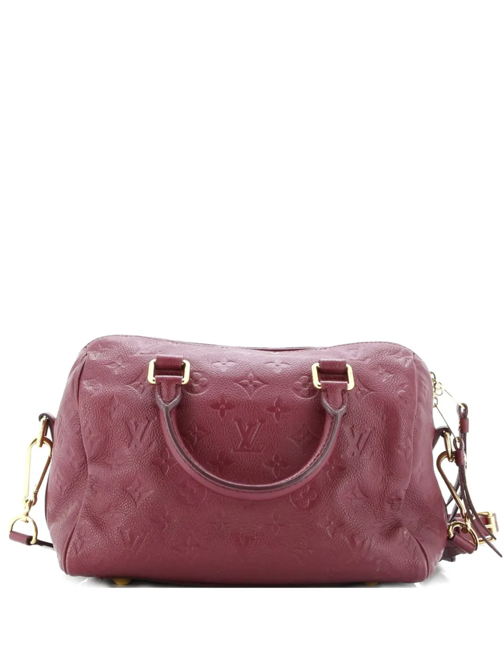 Louis Vuitton Pre-Owned Speedy Bandouliere Bag Monogram Empreinte Leather 25 shoulder bag - Rosso