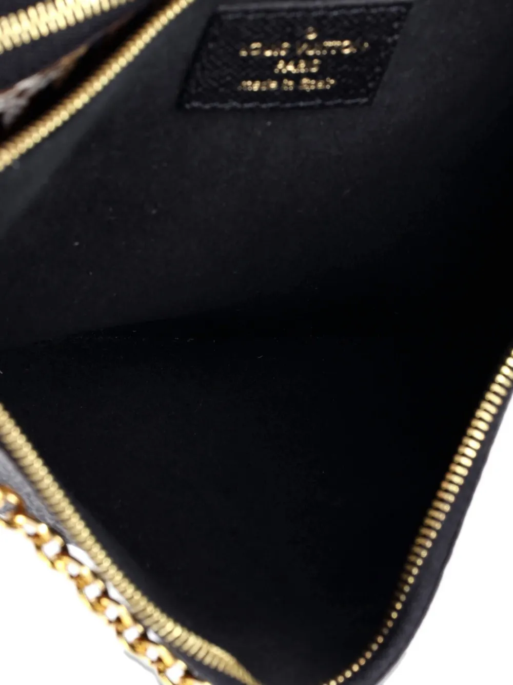 Double Zip Pochette Limited Edition Jungle Monogram Giant Clutch Bag
