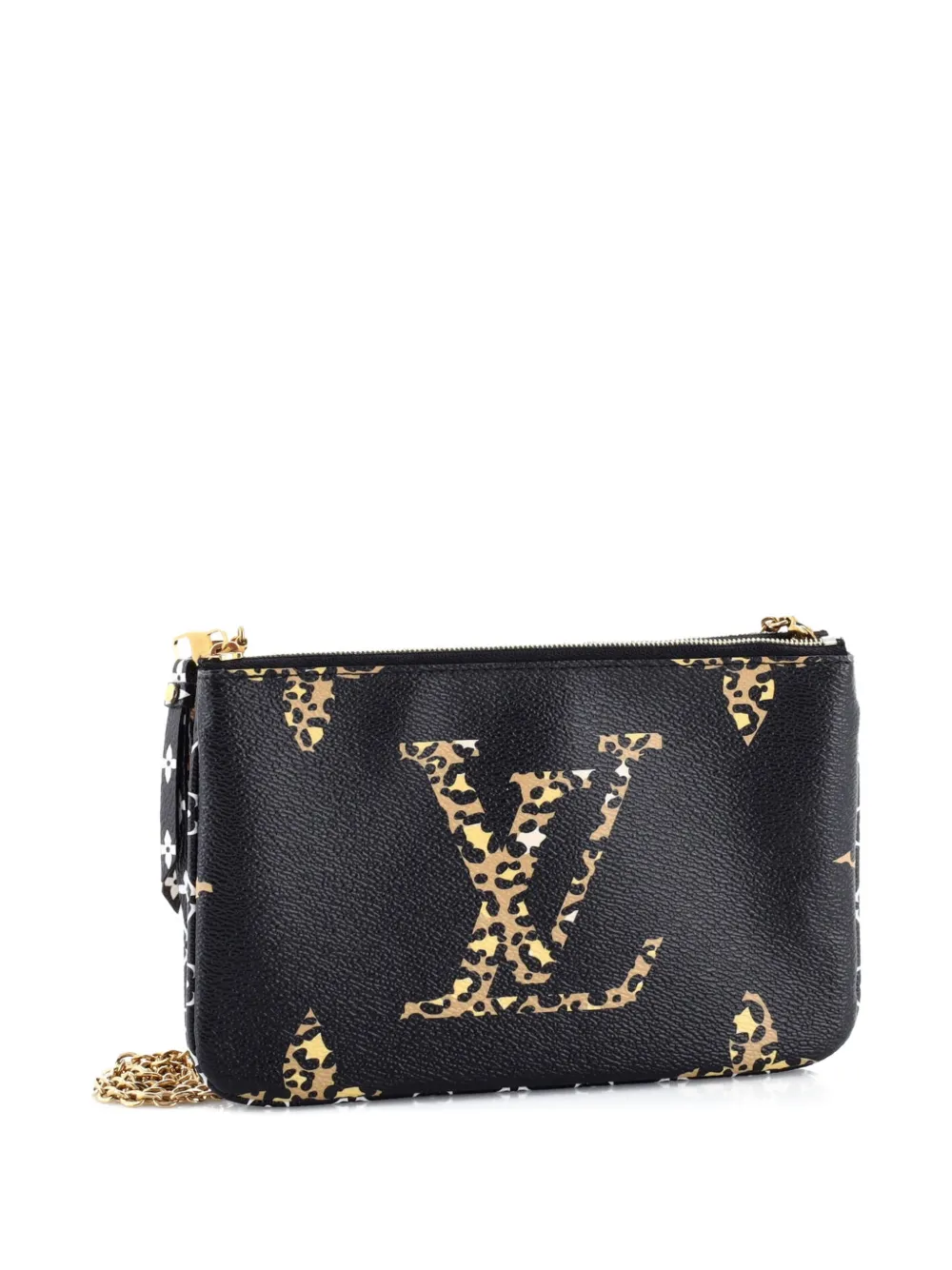 Double Zip Pochette Limited Edition Jungle Monogram Giant Clutch Bag