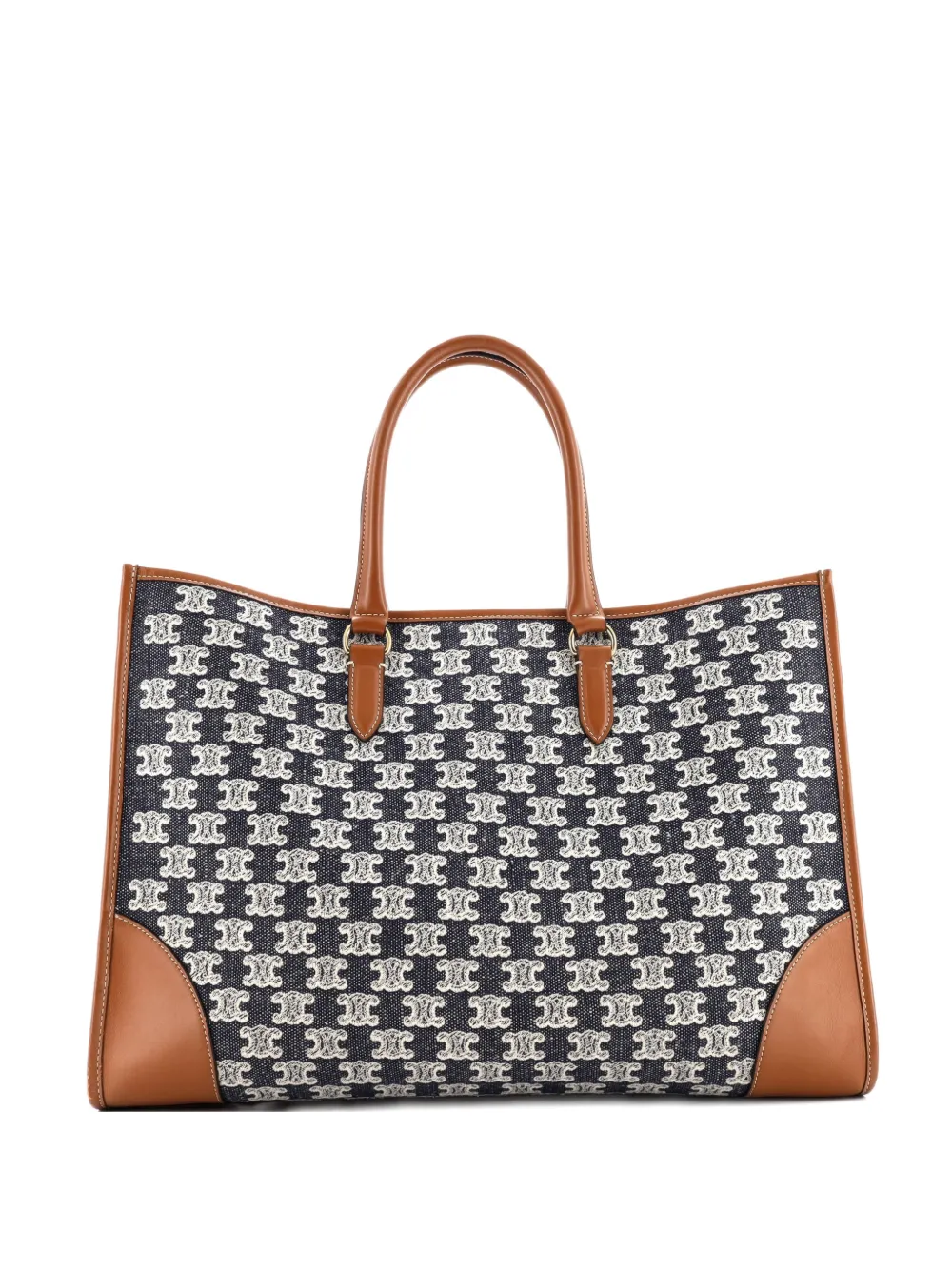 Celine Pre-Owned Horizontal Cabas Triomphe Canvas tote bag - Blu