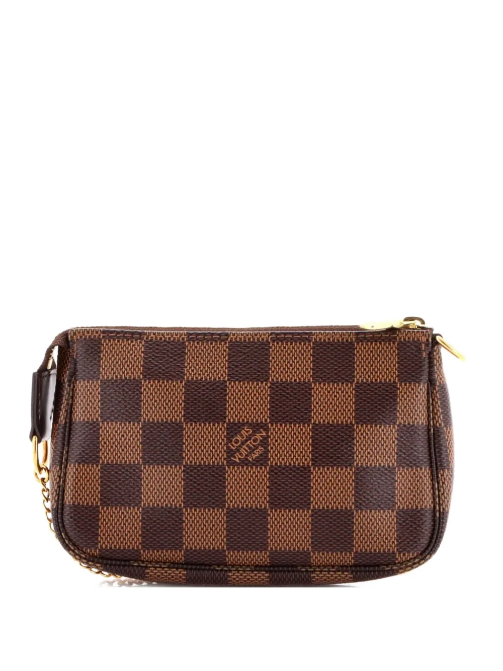 Louis Vuitton Pre-Owned Pochette Accessoires Damier Mini clutch bag - Marrone