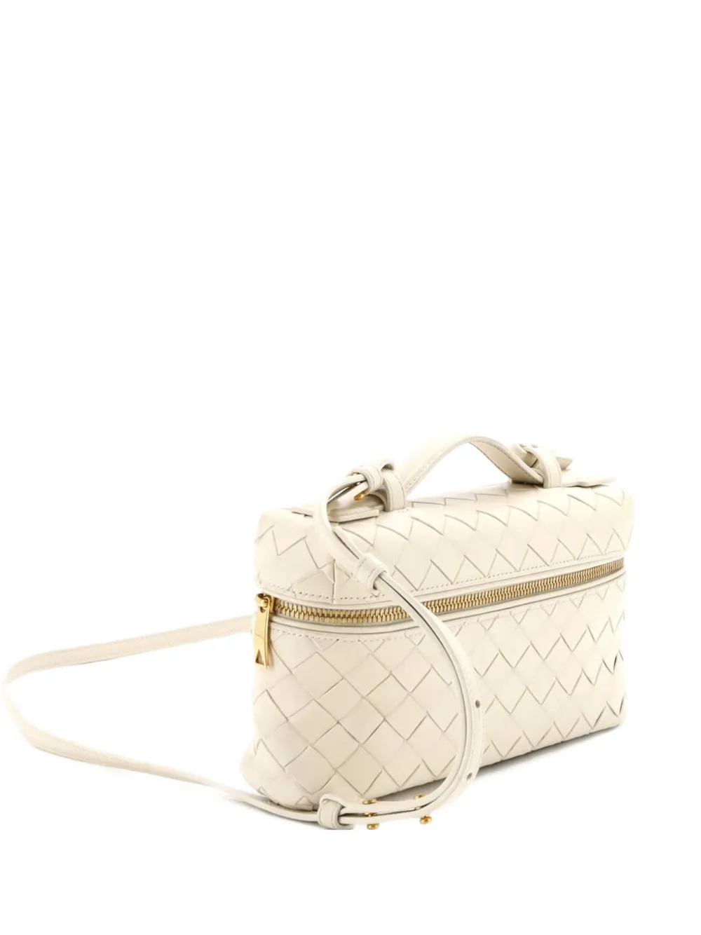 Bottega Veneta Pre-Owned Bang Bang Vanity Case Intrecciato Leather crossbody bag - Toni neutri