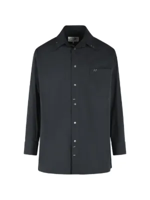 Marco Pescarolo Zeus Buttoned Overshirt | Blue | FARFETCH ZA