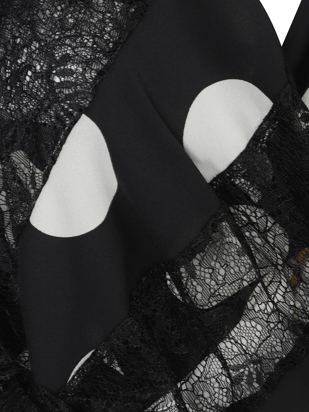 Junya Watanabe Jurk met polka dots Zwart
