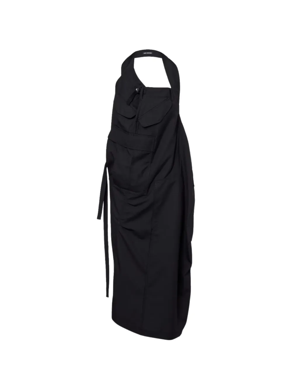 Junya Watanabe pockets asymmetric dress - Nero