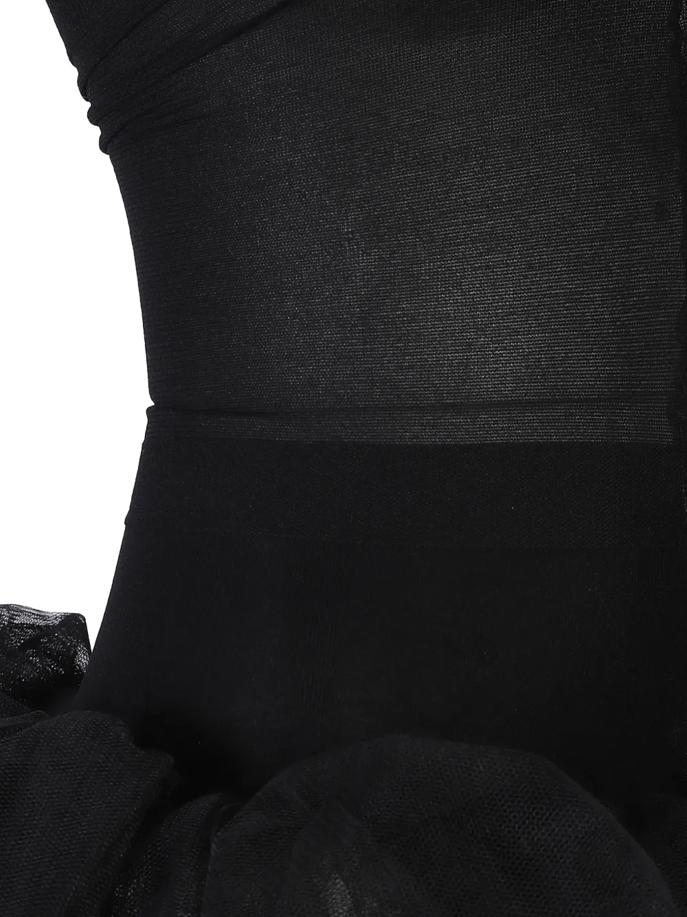  Junya Watanabe Jupe En Tulle à Coupe évasée - Noir 