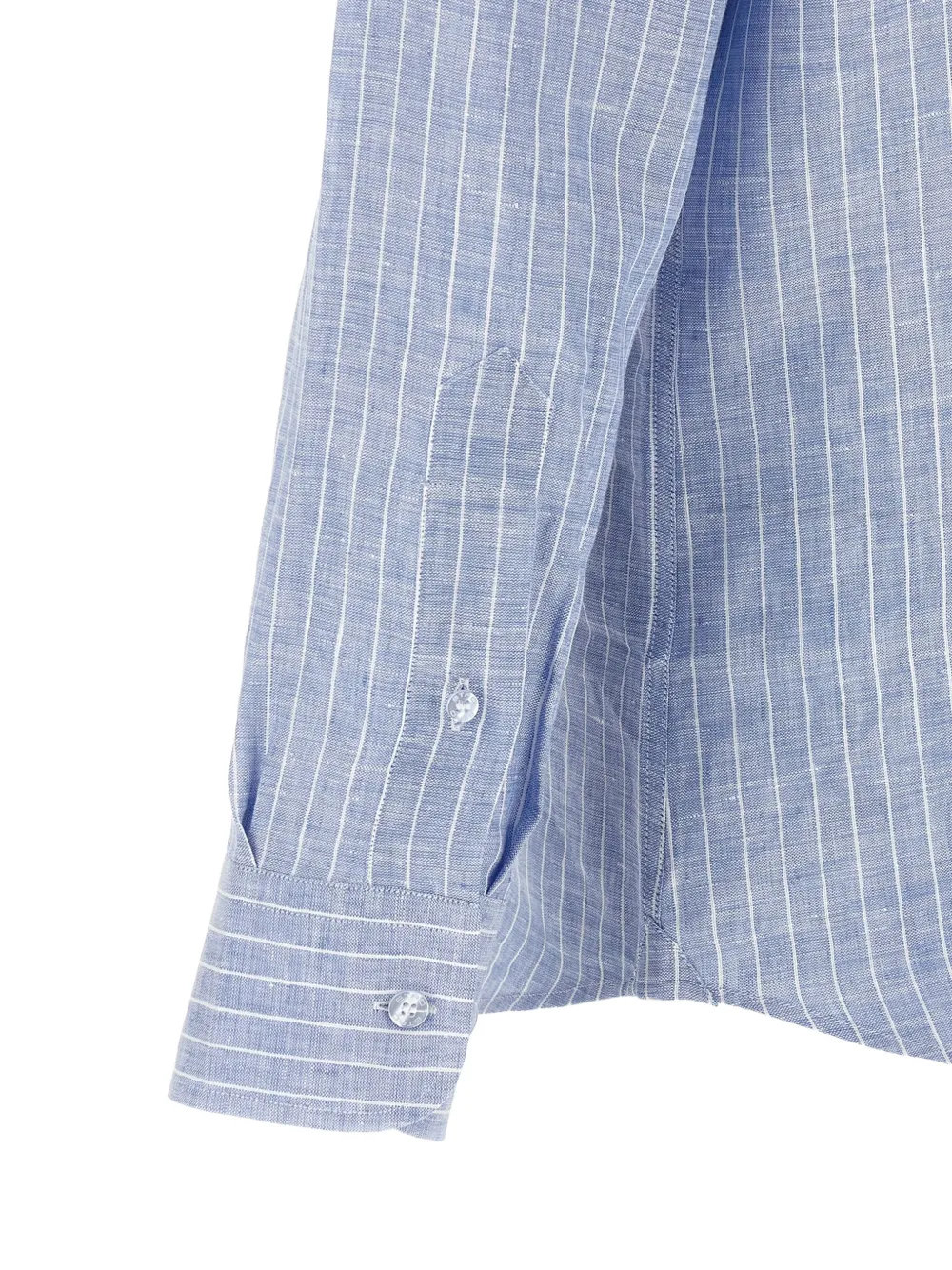 ETRO Gestreept T-shirt met geborduurd logo Blauw