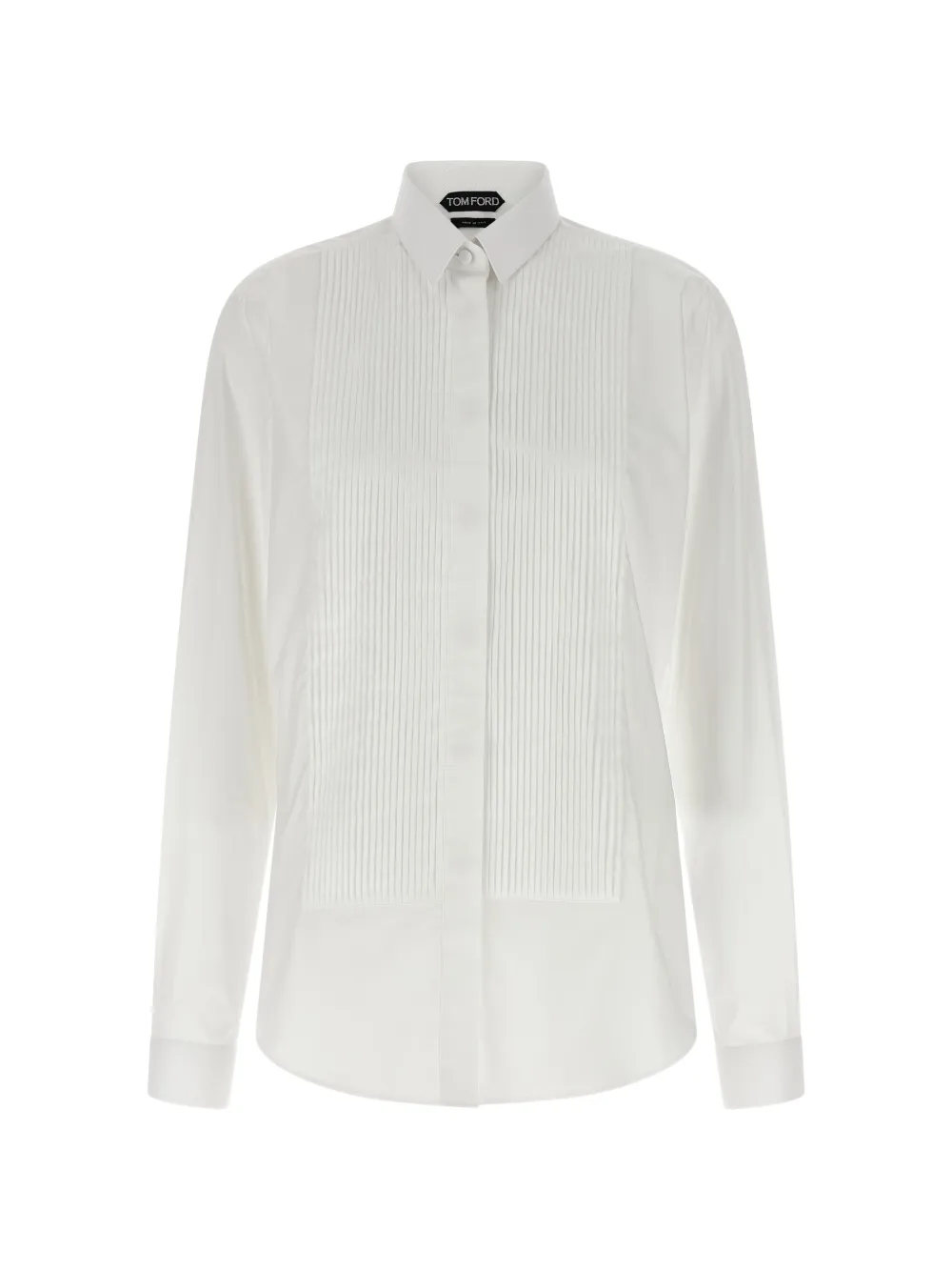 TOM FORD pleated shirt - Bianco