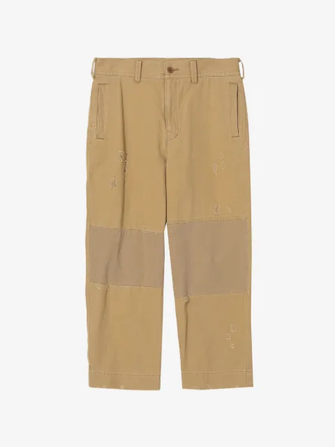 Undercover pantalones con diseño patchwork