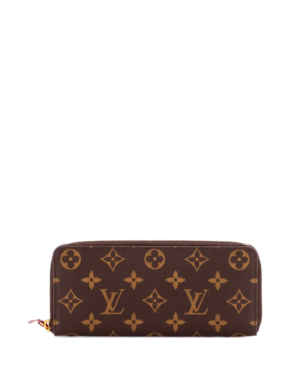Louis Vuitton Pre-Owned Portafoglio Clémence in tela con monogramma - Marrone