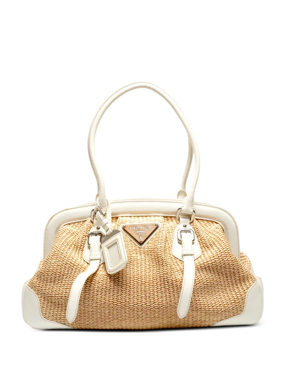 Prada Pre-Owned 2000-2010 logo-detail tote bag - Toni neutri