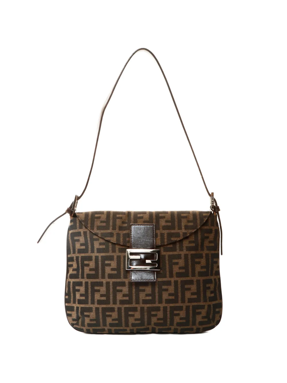 Fendi Pre-Owned 1990s Zucca shoulder bag - Marrone