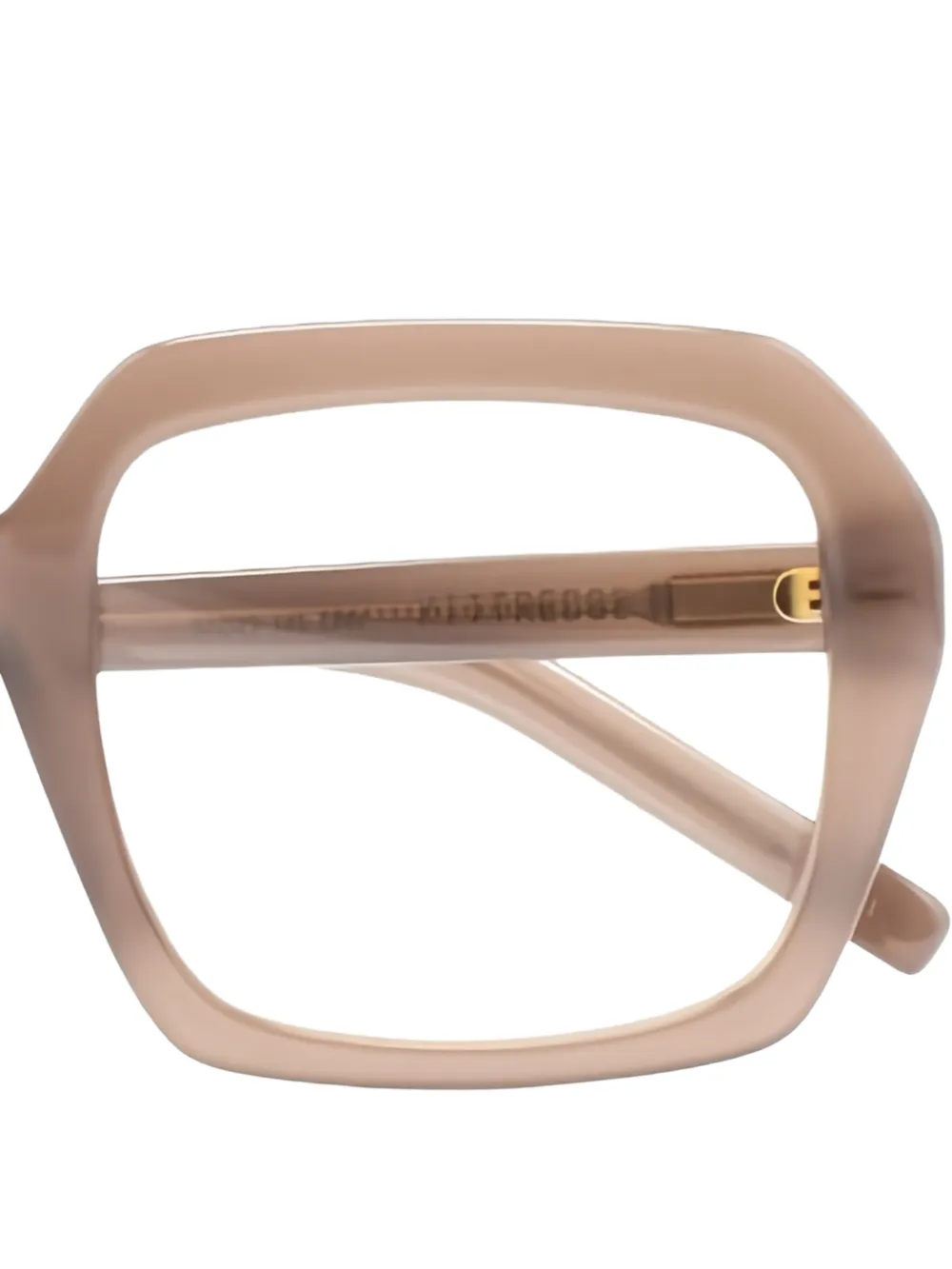  Kaleos Square-frame Glasses - Neutrals 