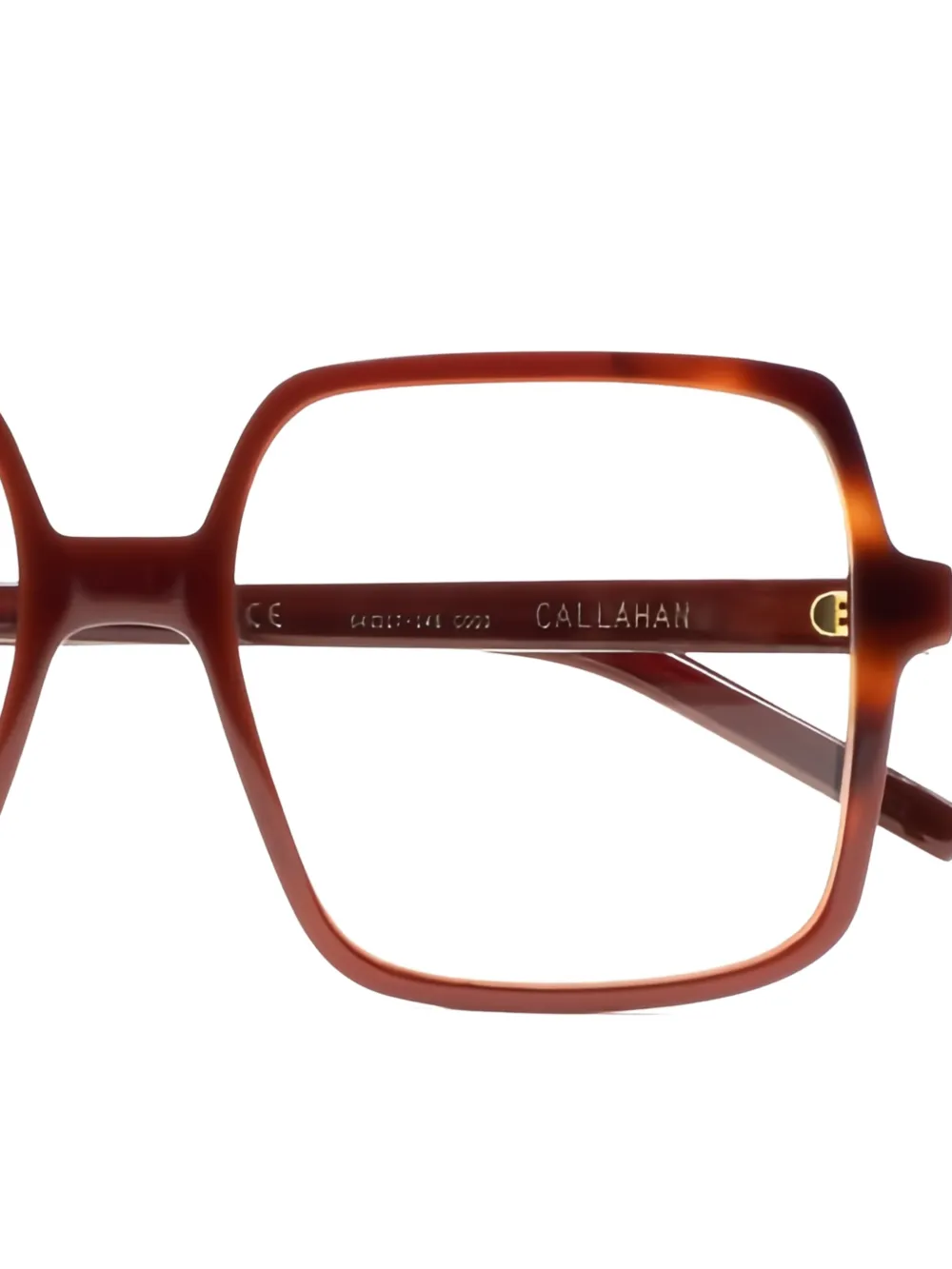 Kaleos Callahan Geometric-frame Glasses - Brown 