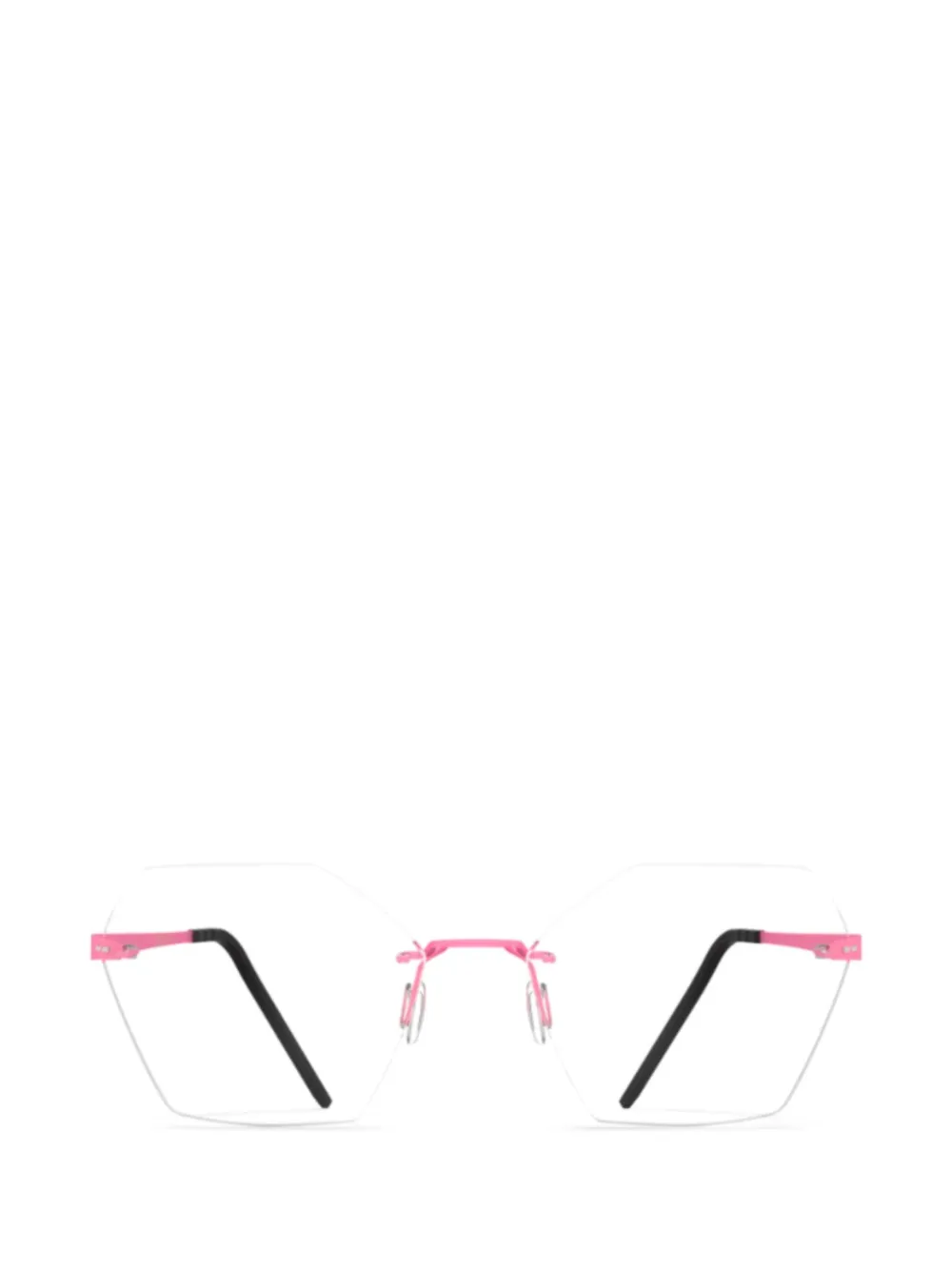 Blackfin geometric glasses - Rosa