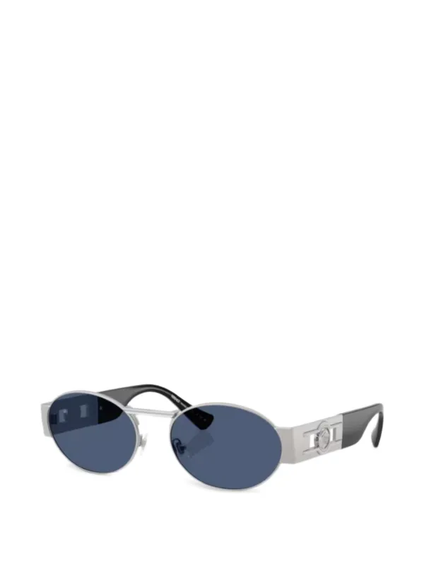 Versace Eyewear オーバルフレーム サングラス | シルバートーン 