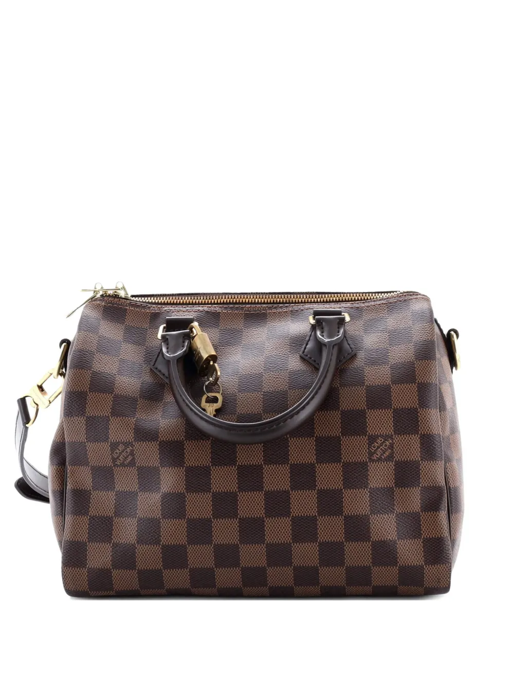 Louis Vuitton Pre-Owned Speedy Bandouliere Bag Damier 25 satchel - Marrone