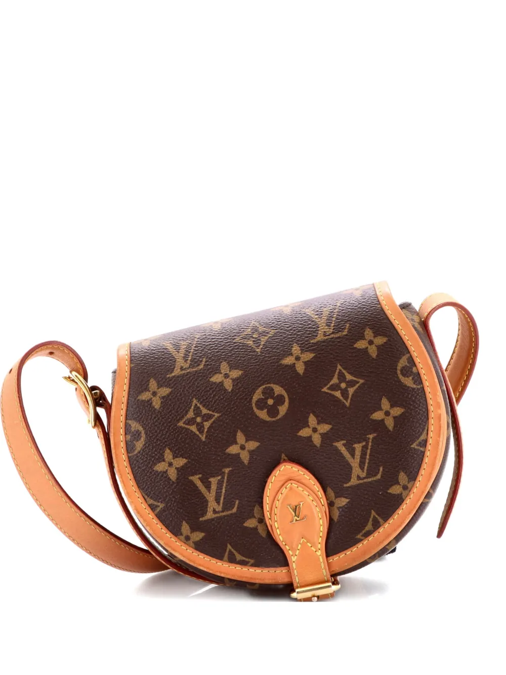 Louis Vuitton Pre-Owned Tambourin NM Handbag Monogram Canvas crossbody bag - Marrone