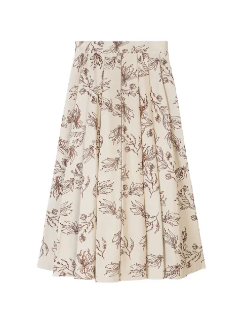 Ports 1961 floral midi skirt