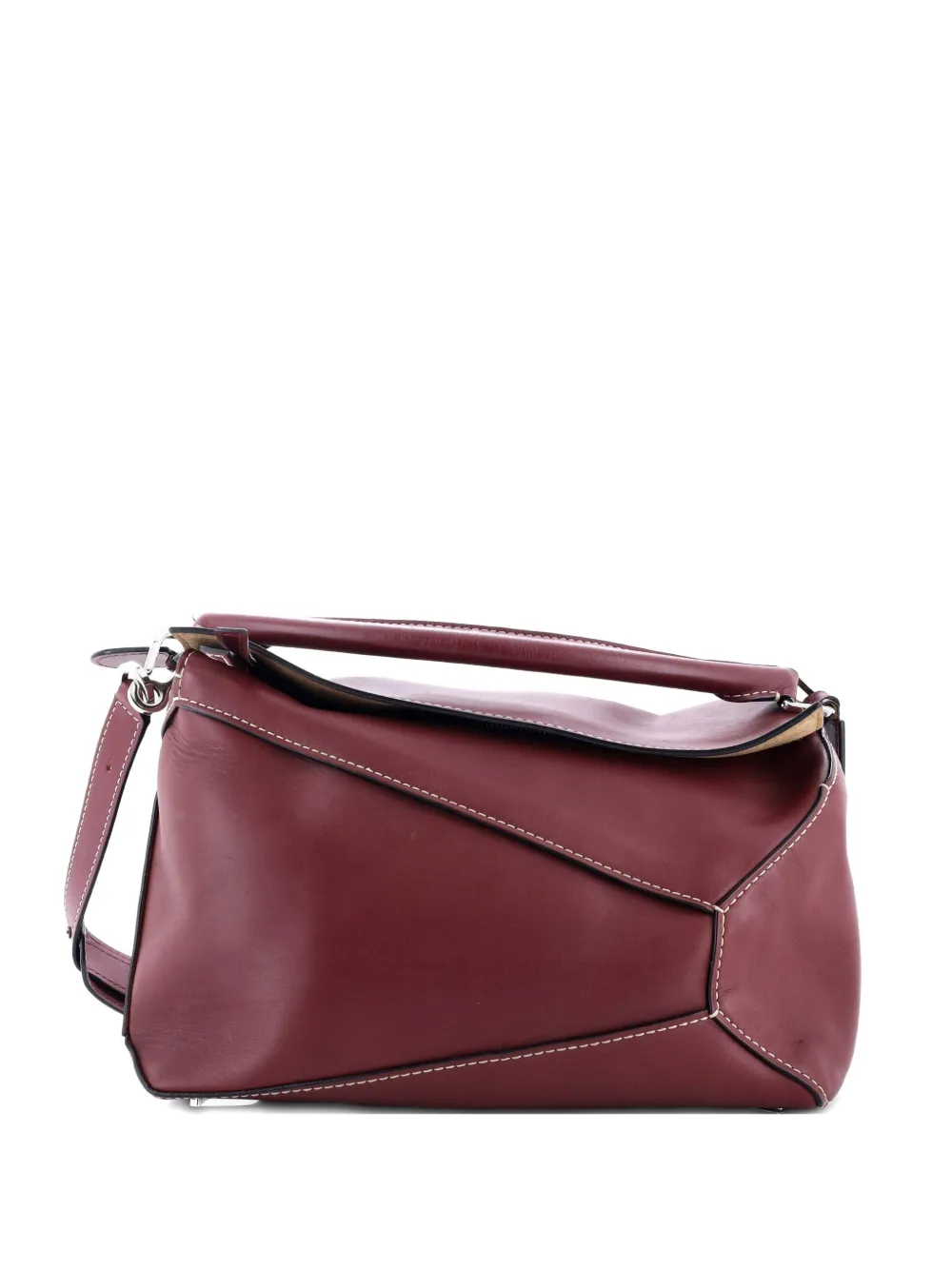 Loewe Pre-Owned Puzzle Bag Leather Large satchel - Rosso