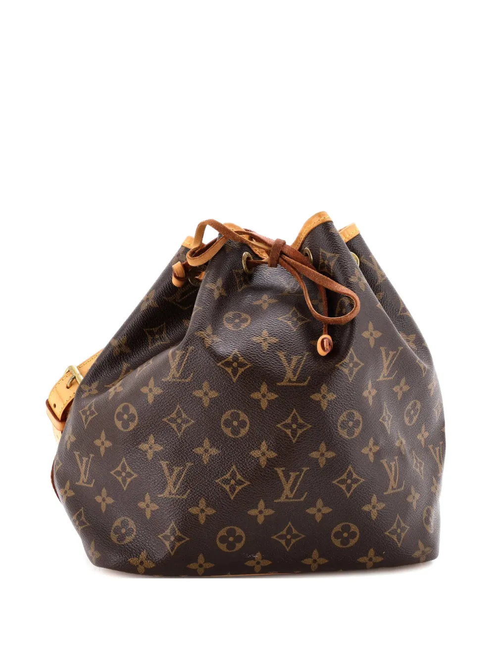 Louis Vuitton Pre-Owned Petit Noe Handbag Monogram Canvas bucket bag - Marrone
