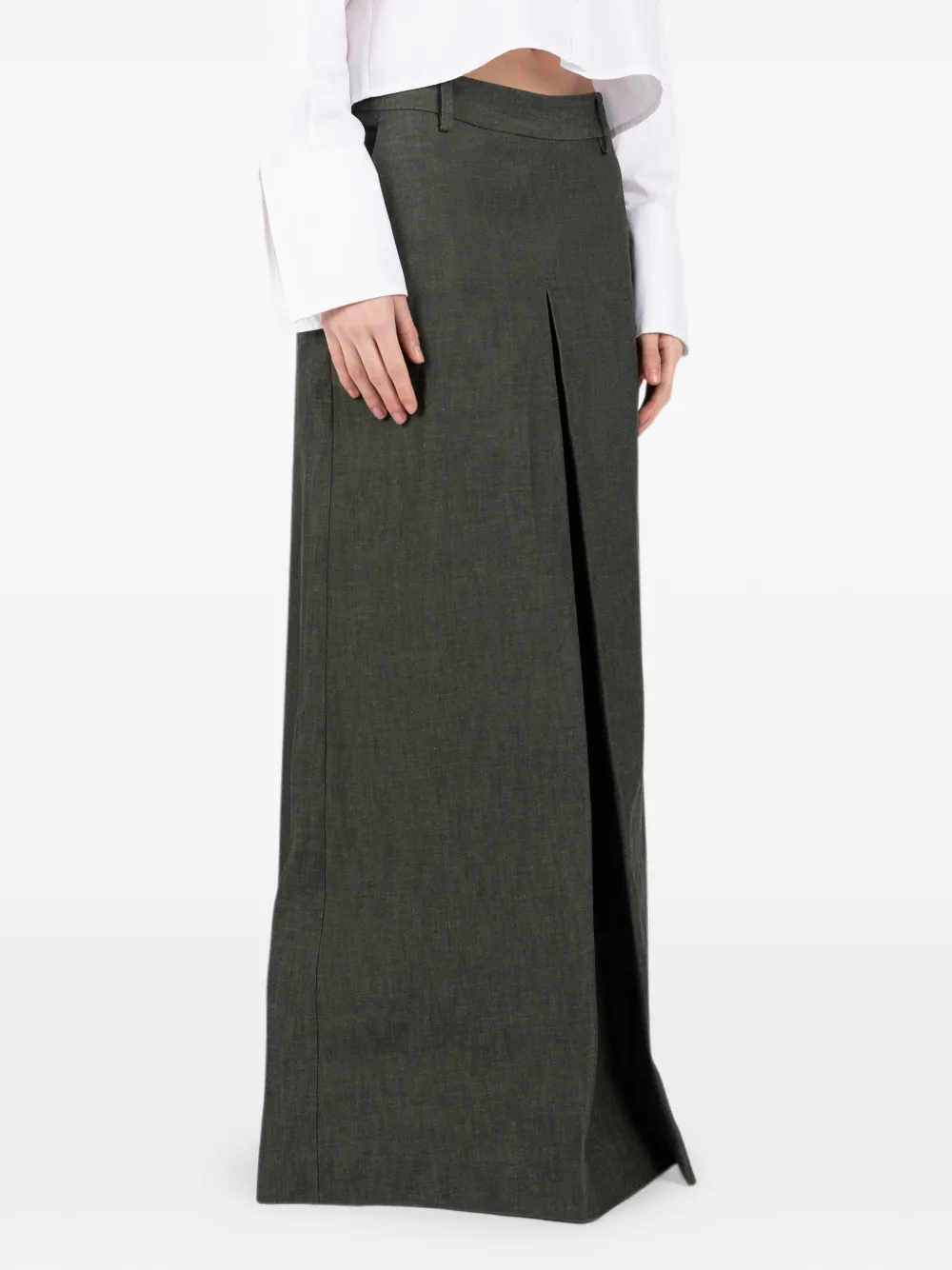  Société Anonyme Victoria Front-slit Maxi Skirt - Green 