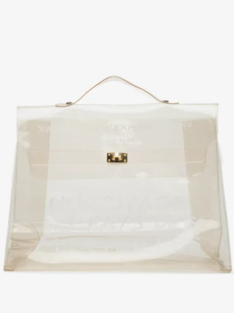 Hermès Pre-Owned 1997 Souvenir De L Exposition Kelly Handtasche aus Vinyl