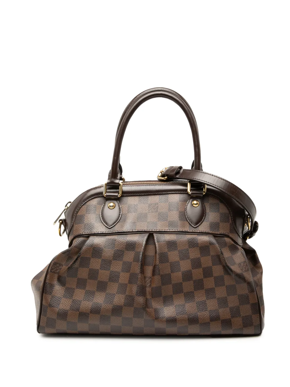 Louis Vuitton Pre-Owned 2008 Damier Ebene Trevi PM satchel - Marrone