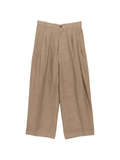 Hed Mayner pleated wide-leg trousers